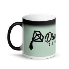 Load image into Gallery viewer, Diamond Drip Matte Black Magic Mug