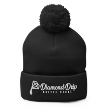 Load image into Gallery viewer, Diamond Drip Pom-Pom Beanie