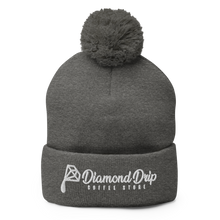 Load image into Gallery viewer, Diamond Drip Pom-Pom Beanie