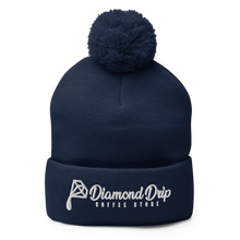 Load image into Gallery viewer, Diamond Drip Pom-Pom Beanie